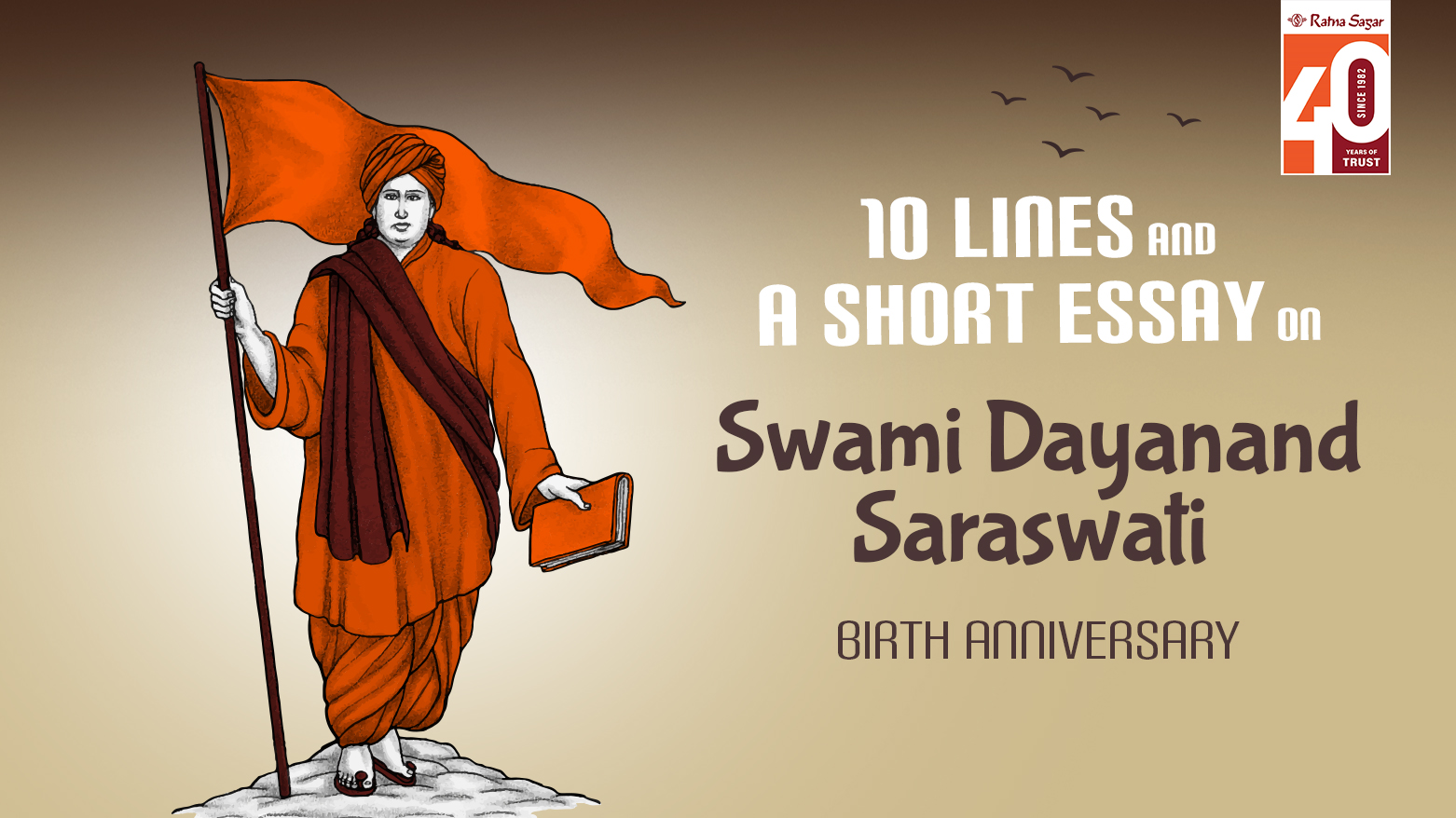 10 Lines & Essay on Swami Dayanand Saraswati Birth Anniversary